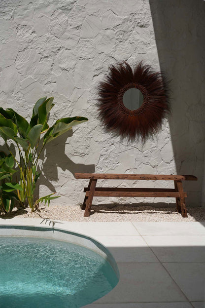 The "Beauteous" Rustic Bench - Natural