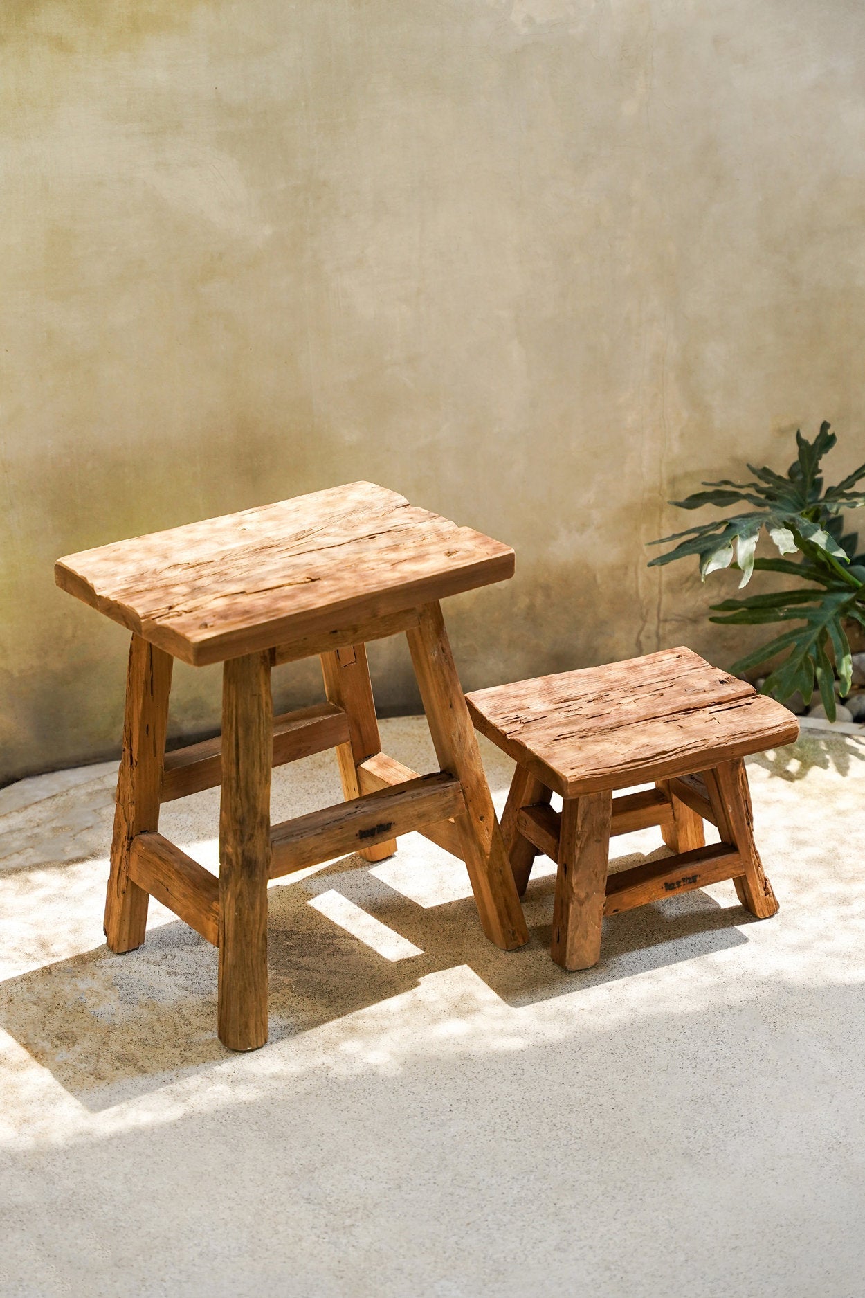 The "Yoke" Stool - Natural - L