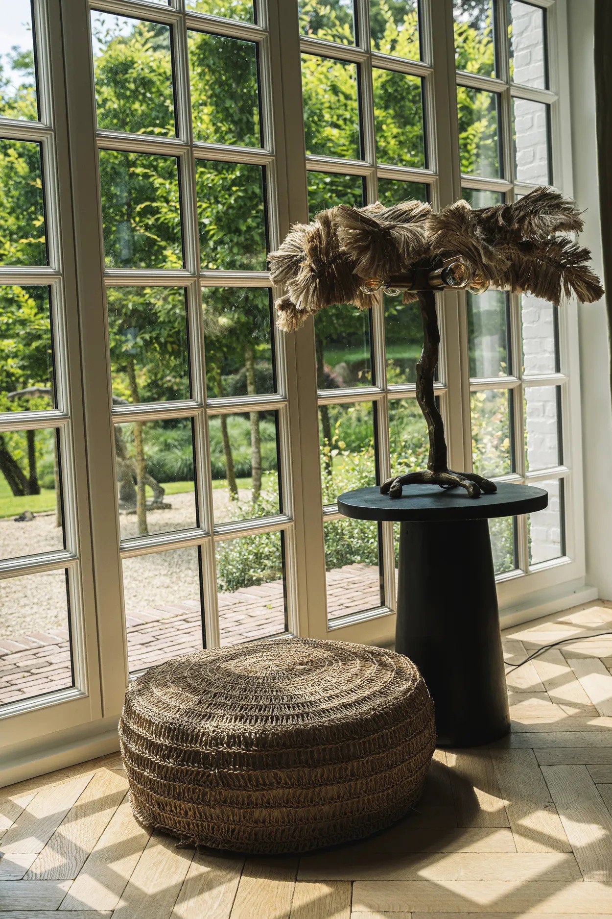 The "Timber Conic" Side Table - Black - 50