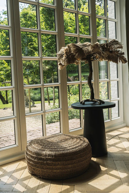 The "Timber Conic" Side Table - Black - 50