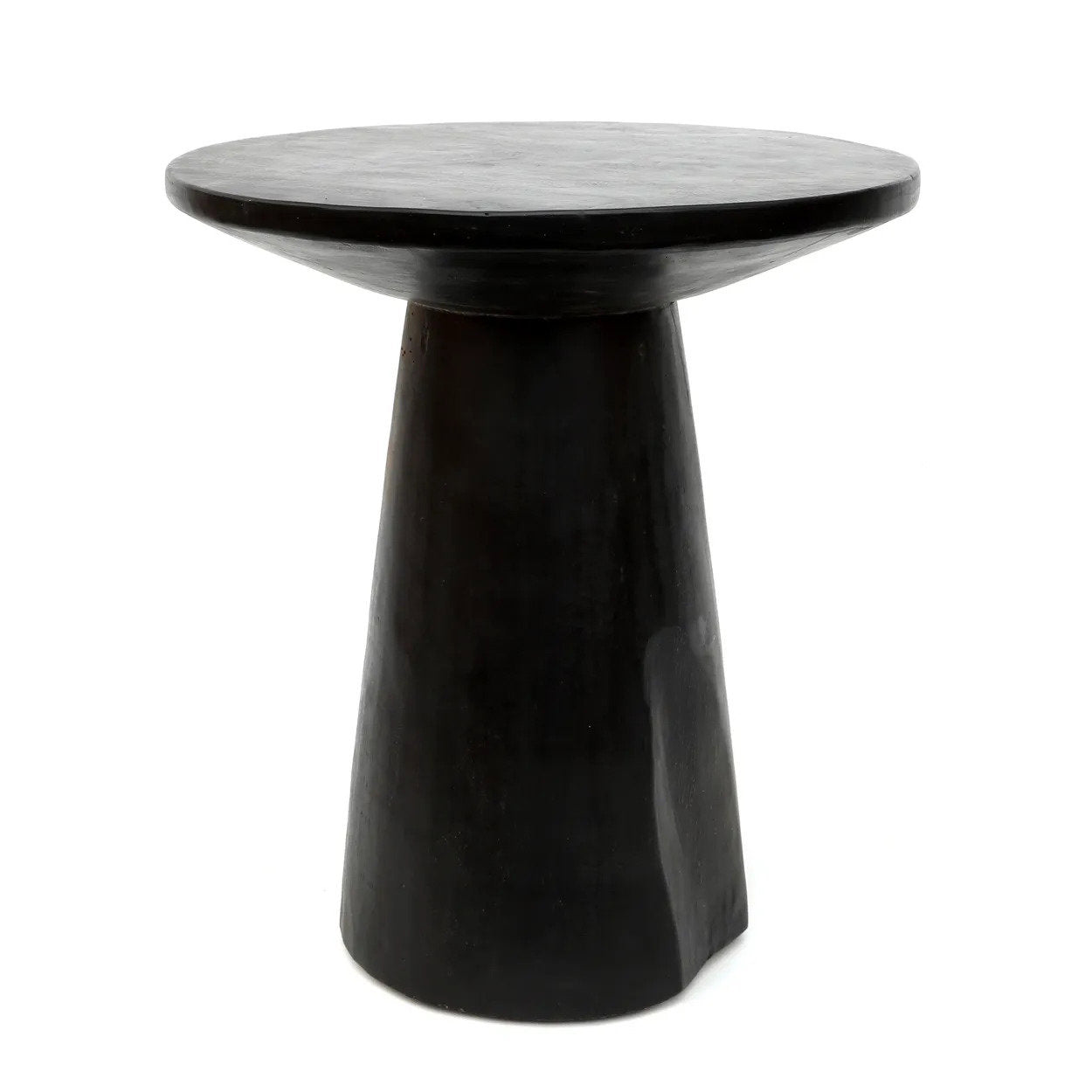 The "Timber Conic" Side Table - Black - 50