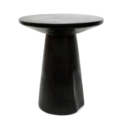 The "Timber Conic" Side Table - Black - 50