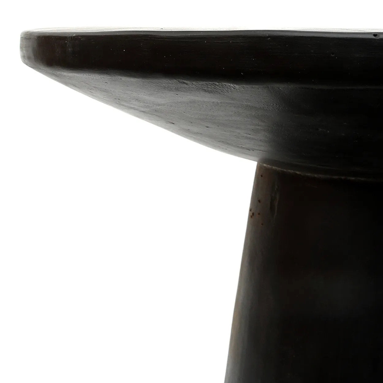 The "Timber Conic" Side Table - Black - 50
