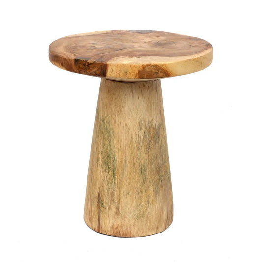 The "Timber Conic" Side Table - Natural - 50