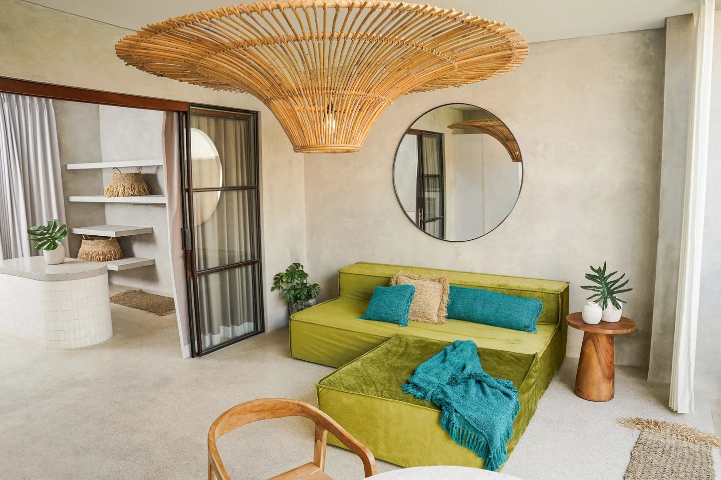 The "Timber Conic" Side Table - Natural - 50