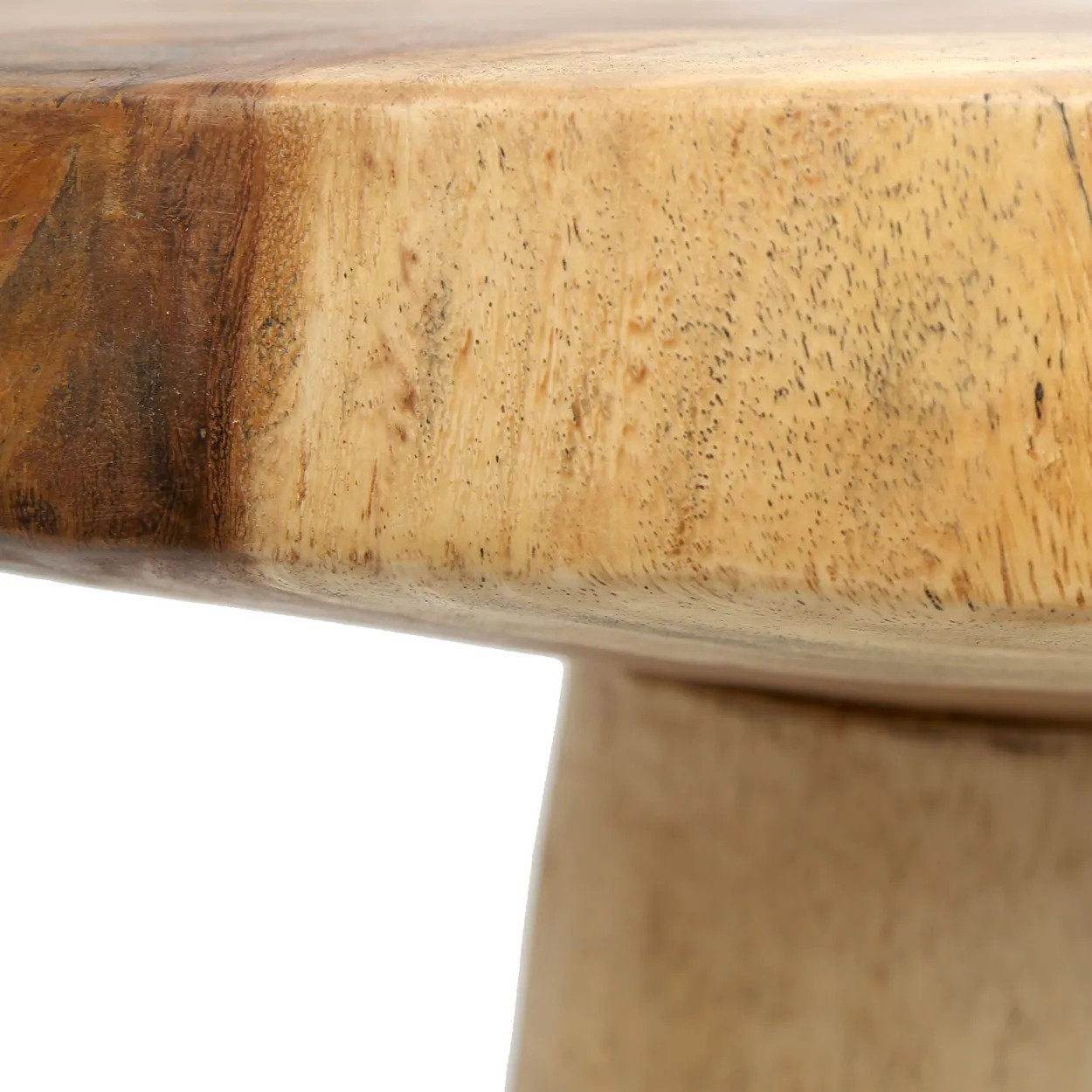 The "Timber Conic" Side Table - Natural - 50
