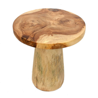 The "Timber Conic" Side Table - Natural - 50