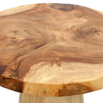 The "Timber Conic" Side Table - Natural - 50