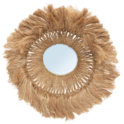 Lo specchio Abaca "Solomon" - Naturale