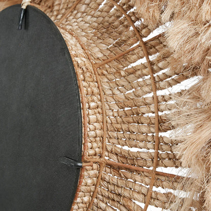 Lo specchio Abaca "Solomon" - Naturale
