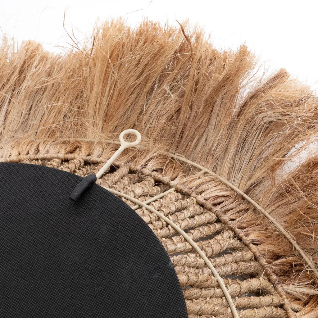 Lo specchio Abaca "Solomon" - Naturale