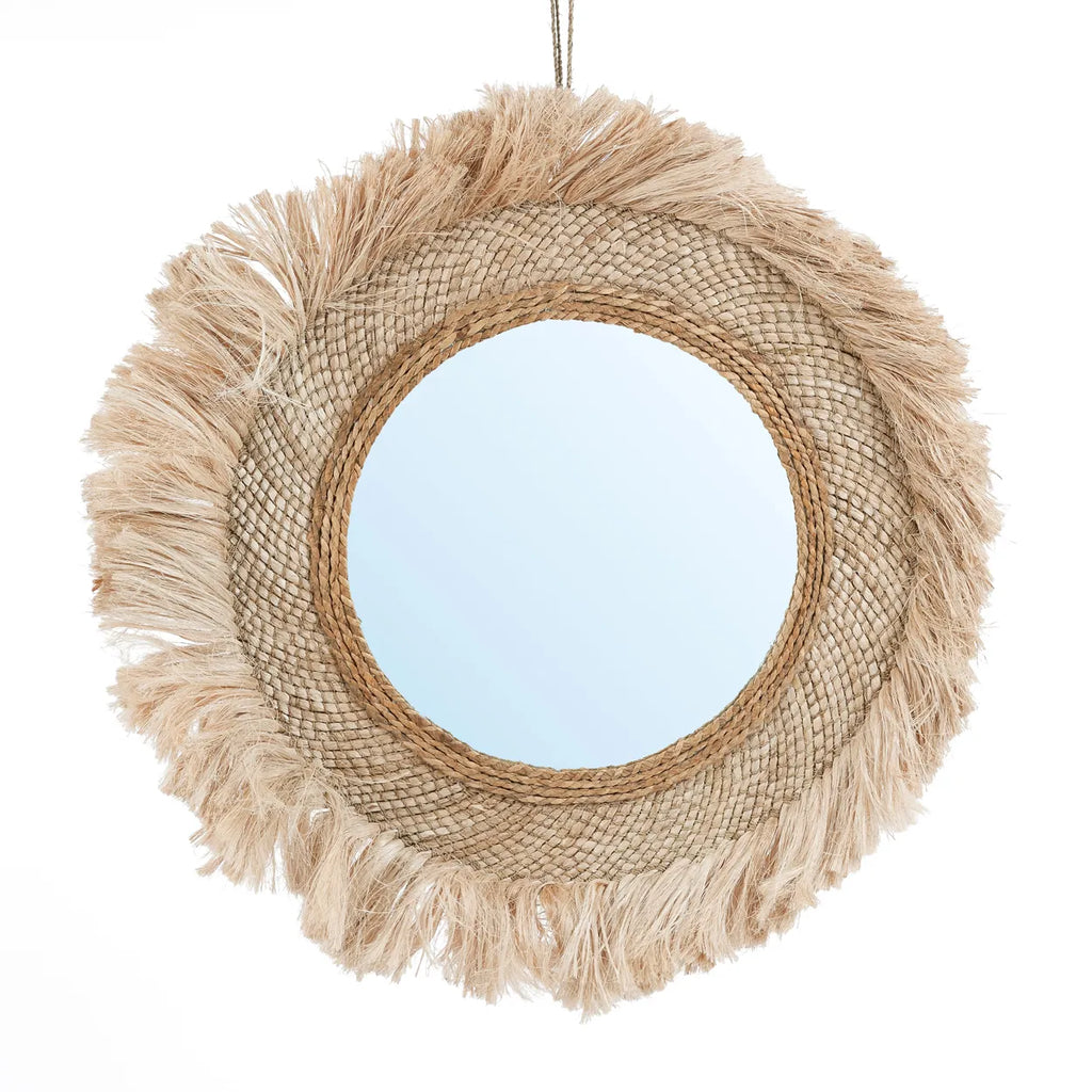 Le miroir "Capri" - Naturel - L