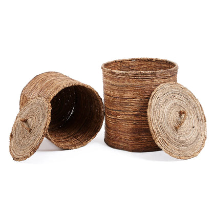 Cesta de Hojas de Plátano "Chingon" - Natural - L
