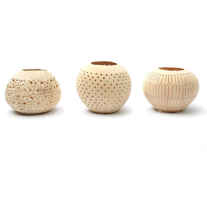 The Coconut Spot Candle Holder - Φυσικό