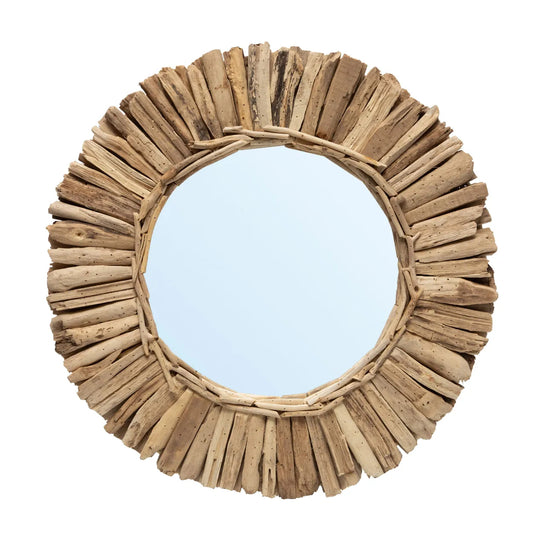 Lo specchio Driftwood Crown - Naturale - M