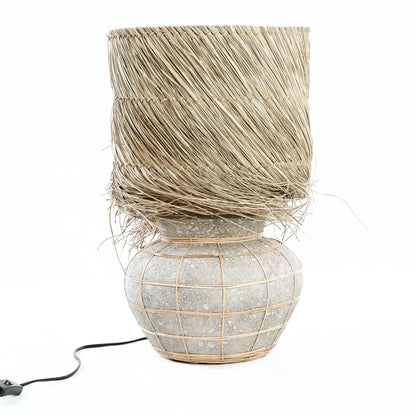 Lampada da tavolo "Lipsi" - Grigio cemento naturale