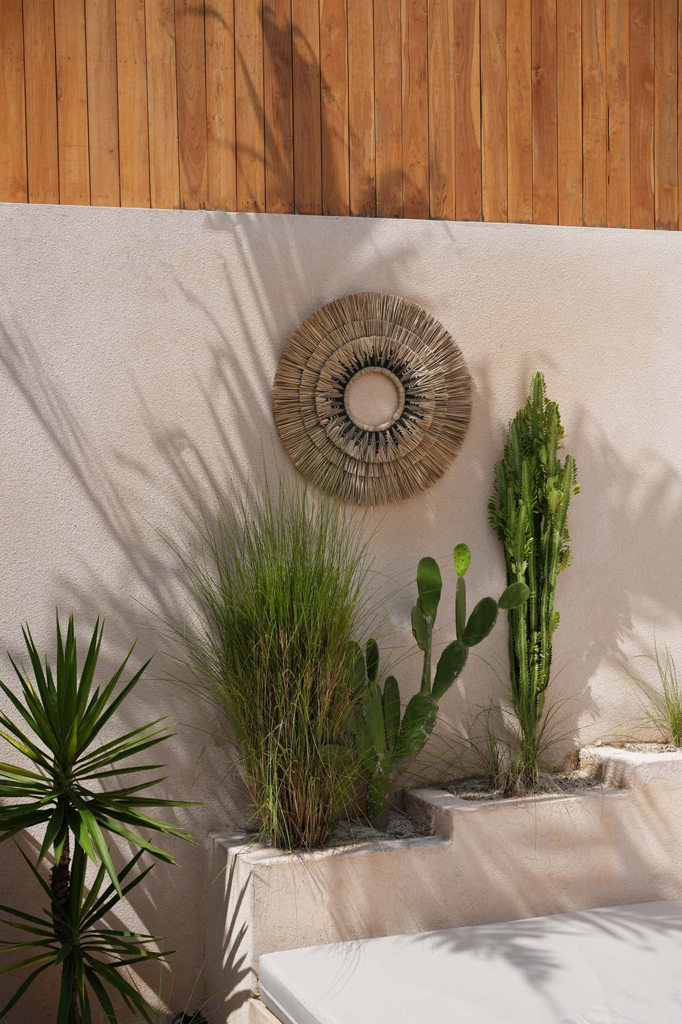 Decoro da parete "Mengdong" - Nero naturale