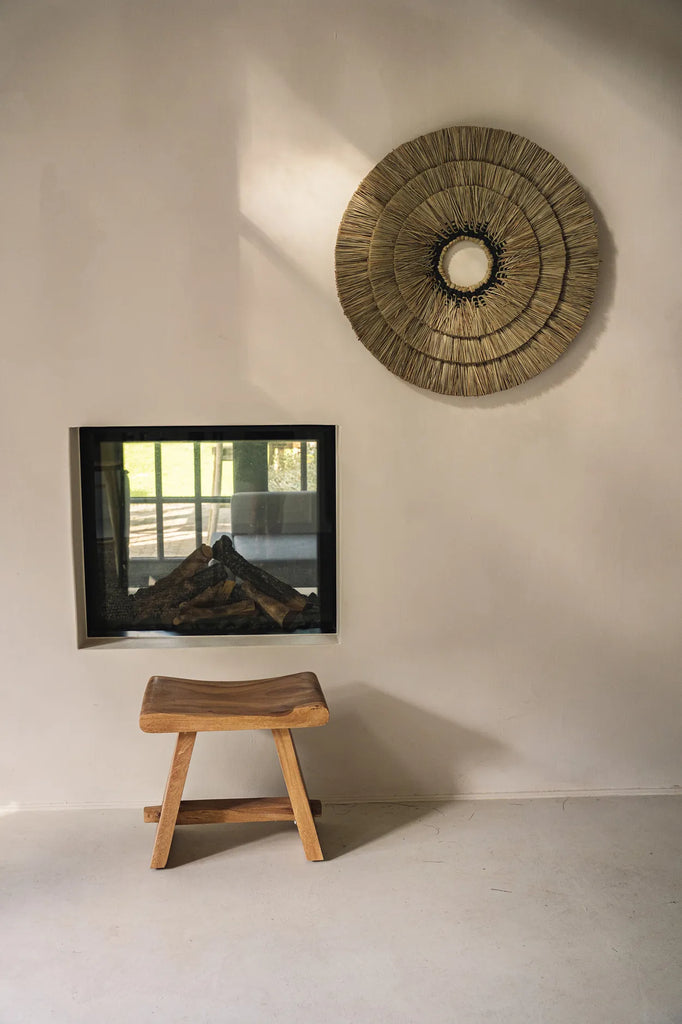 Decoro da parete "Mengdong" - Nero naturale