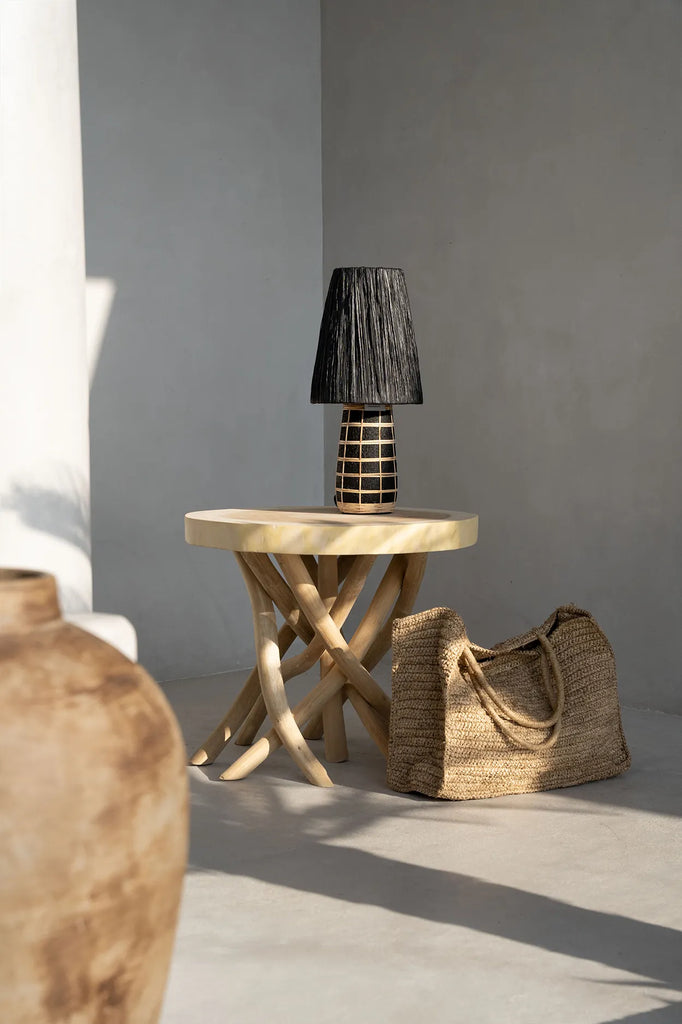 Lampe à poser "Naxos" - Noir naturel
