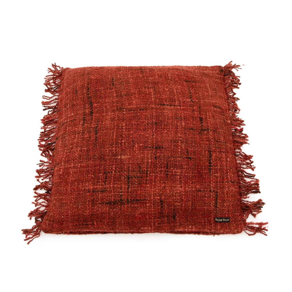 Copricuscino "Oh My Gee" - Rosso ciliegia - 60x60