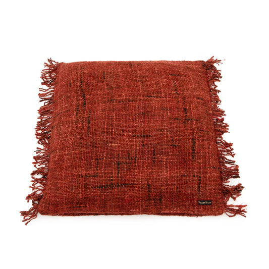 Copricuscino "Oh My Gee" - Rosso ciliegia - 60x60