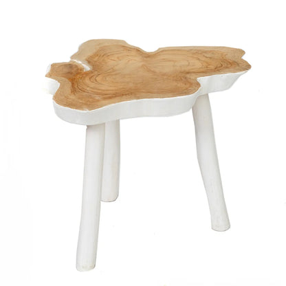 The "Organic" Side Table - Natural White
