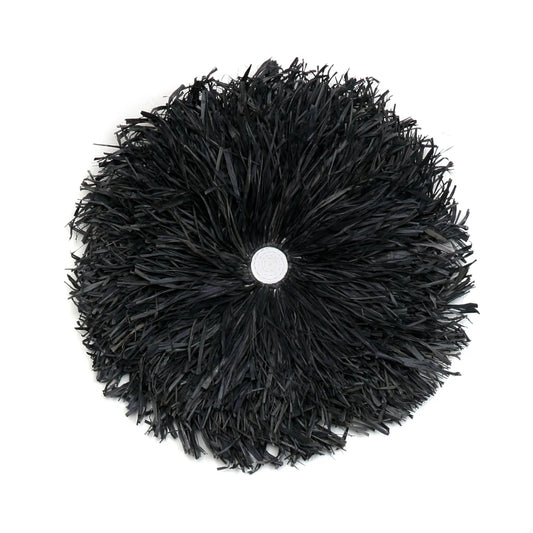 Die Raffia "Juju" Wanddekoration - Schwarz