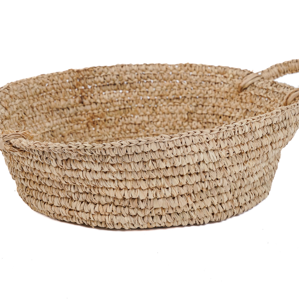 Der Raffia-Korb - Natur - M