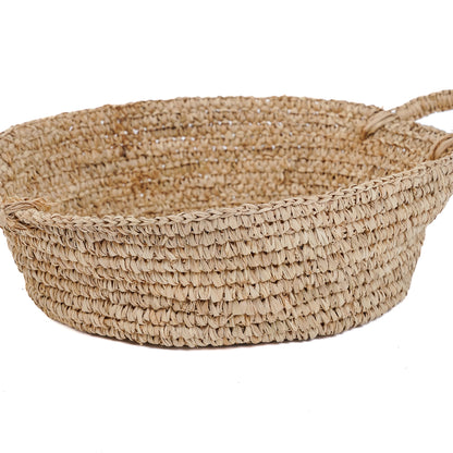 Der Raffia-Korb - Natur - M