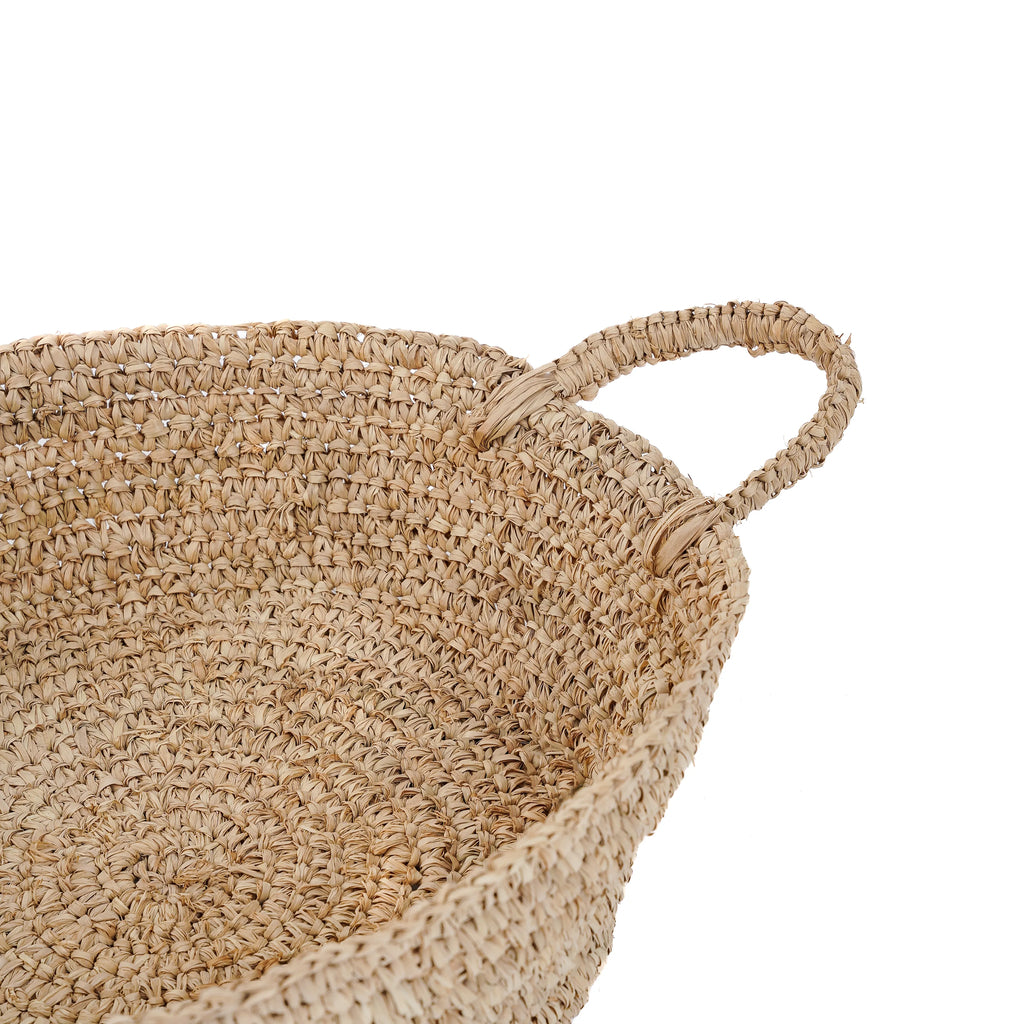 Der Raffia-Korb - Natur - M