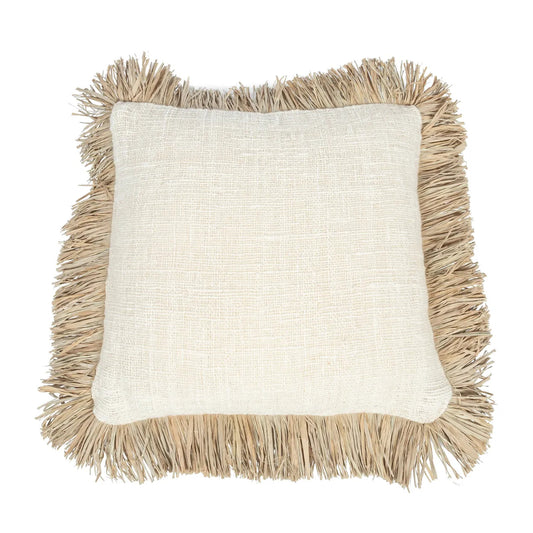Copricuscino "Saint Tropez" - Bianco naturale - 60x60