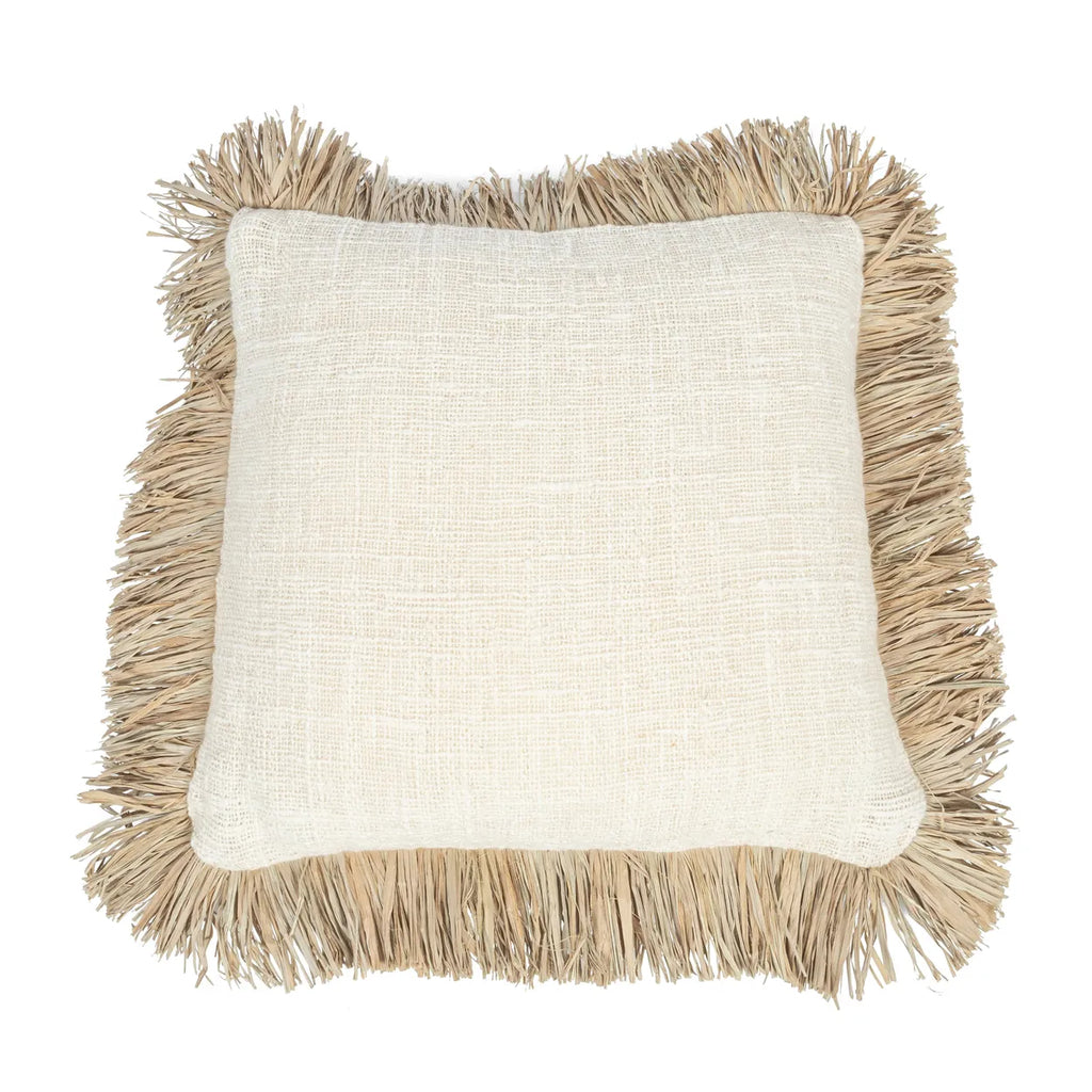 Copricuscino "Saint Tropez" - Bianco naturale - 60x60