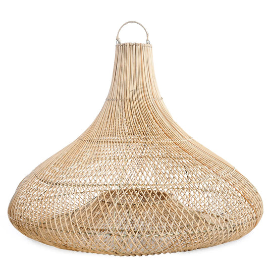 Le lampadaire et la lampe suspendue "Shala" - Naturel - XL
