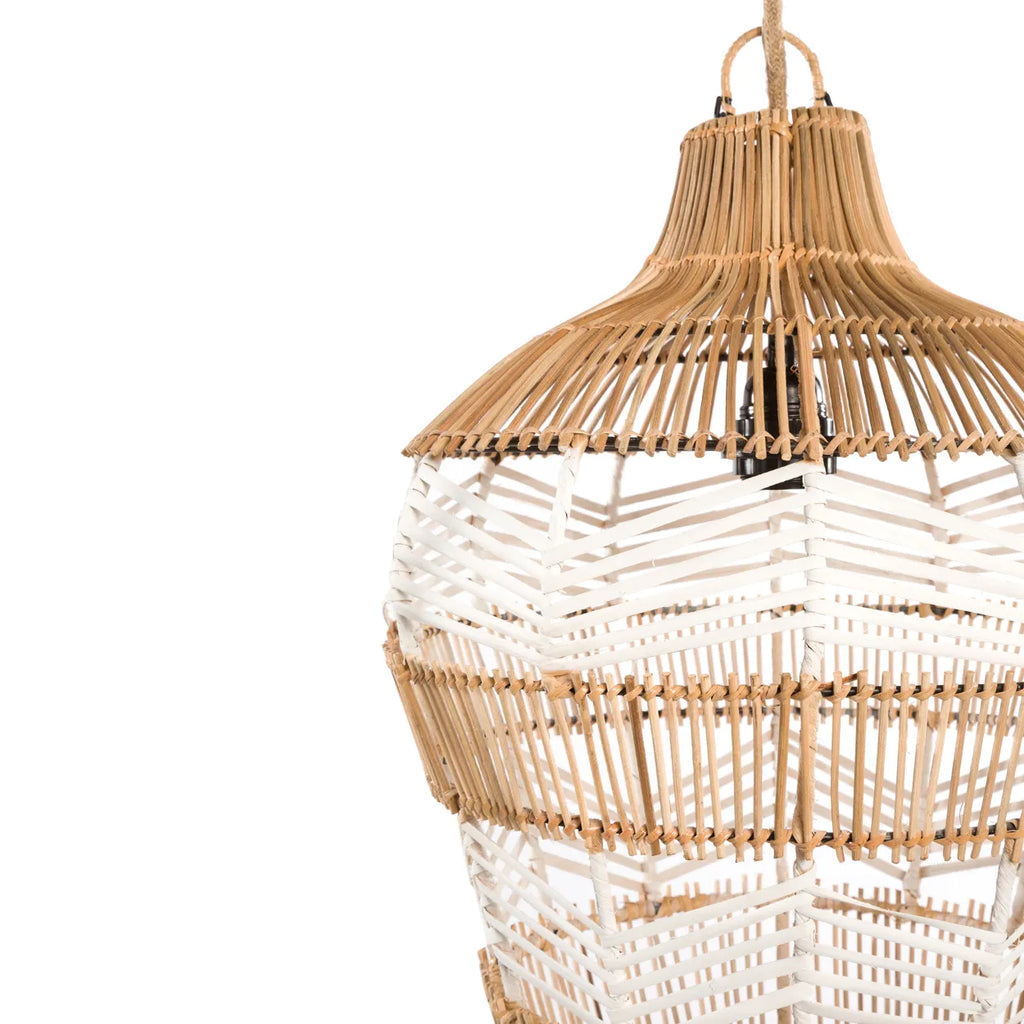 Lámpara Colgante "Vase" - Blanco Natural - M
