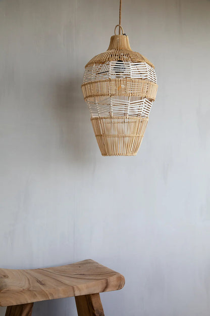 Lámpara Colgante "Vase" - Blanco Natural - M