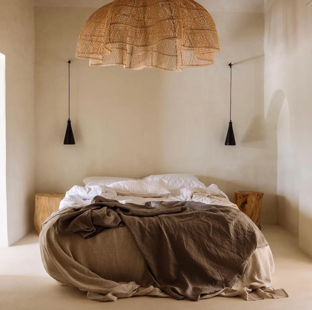 Lampada a sospensione "Whipped" - Naturale - XXL