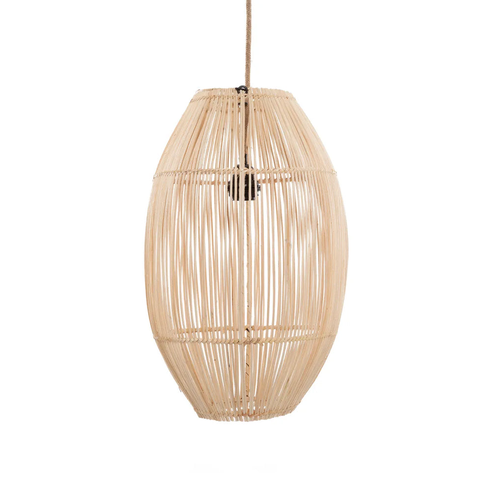 Lampada a sospensione "Zuri" - Naturale - M