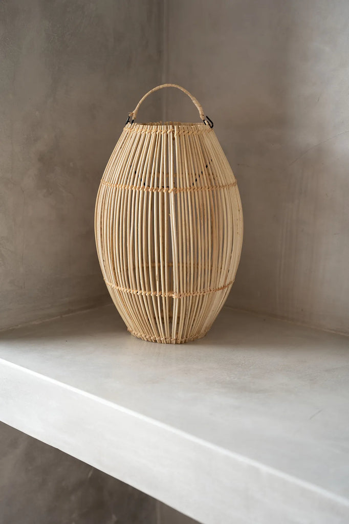 Lampada a sospensione "Zuri" - Naturale - S