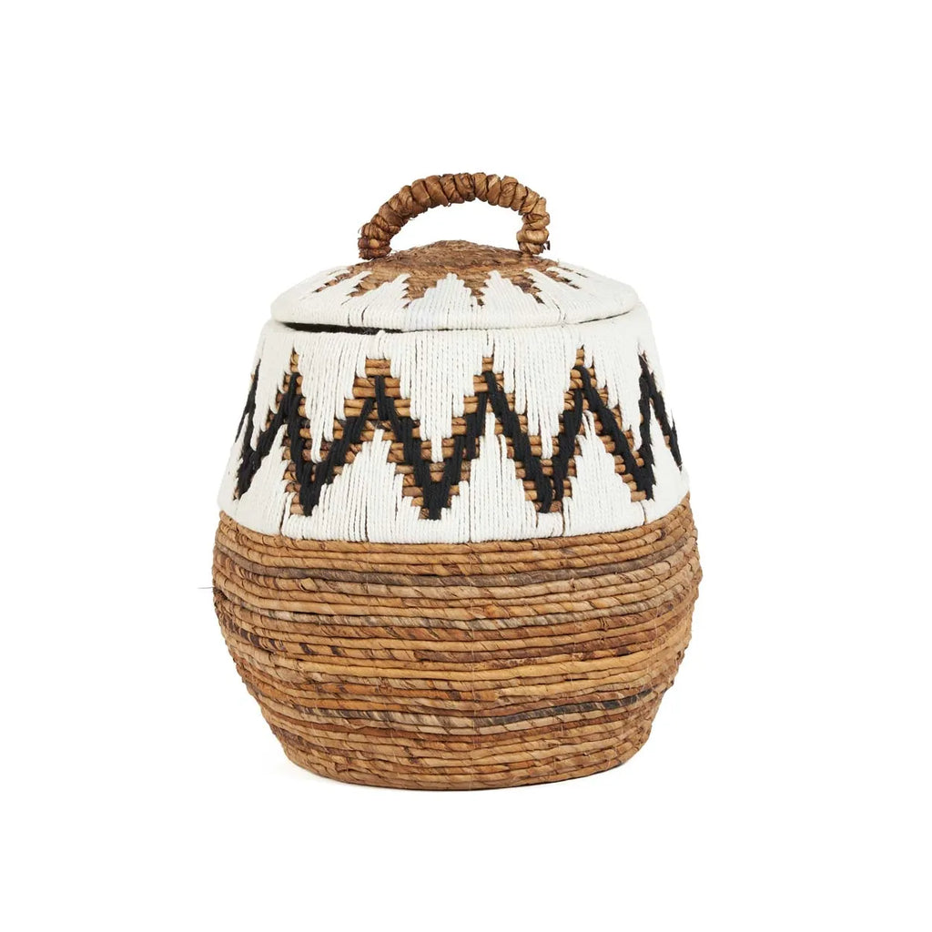 Panier "Little Bay Beach" - Blanc naturel - M