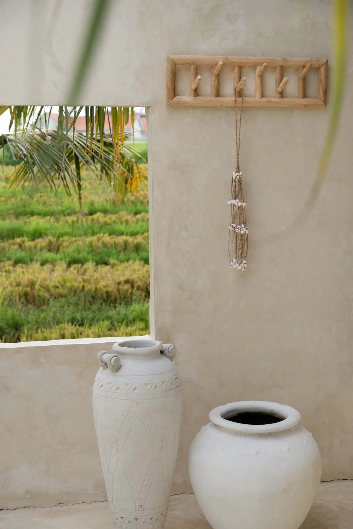 The Long Shell Hanging Decoration - White - Balinaya